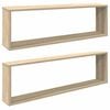 vidaXL &Rho;ά&phi;&iota;&alpha; &Kappa;ύ&beta;&omicron;&iota; &Tau;&omicron;ί&chi;&omicron;&upsilon; 2 &tau;&epsilon;&mu;. Sonoma &Delta;&rho;&upsilon;&sigmaf; 100x15x30 &epsilon;&kappa;. &Epsilon;&pi;&epsilon;&xi;. &Xi;ύ&lambda;&omicron;