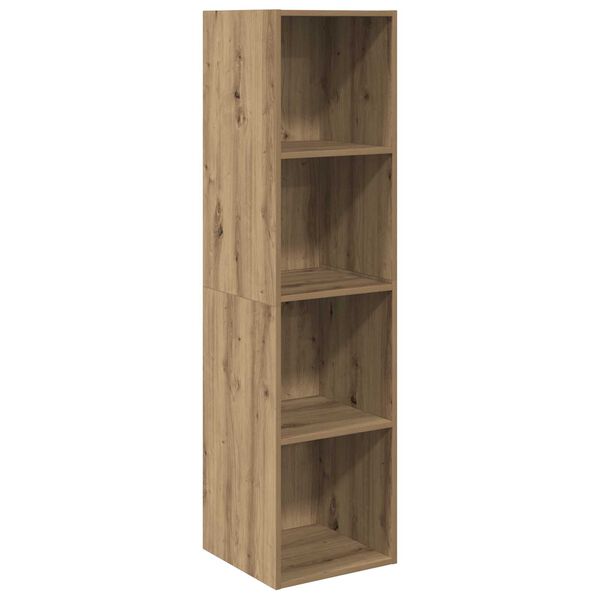vidaXL 2 pcs artisan δρυς 37 x 37 x 142.5 εκ Επεξεργασμένο ξύλο