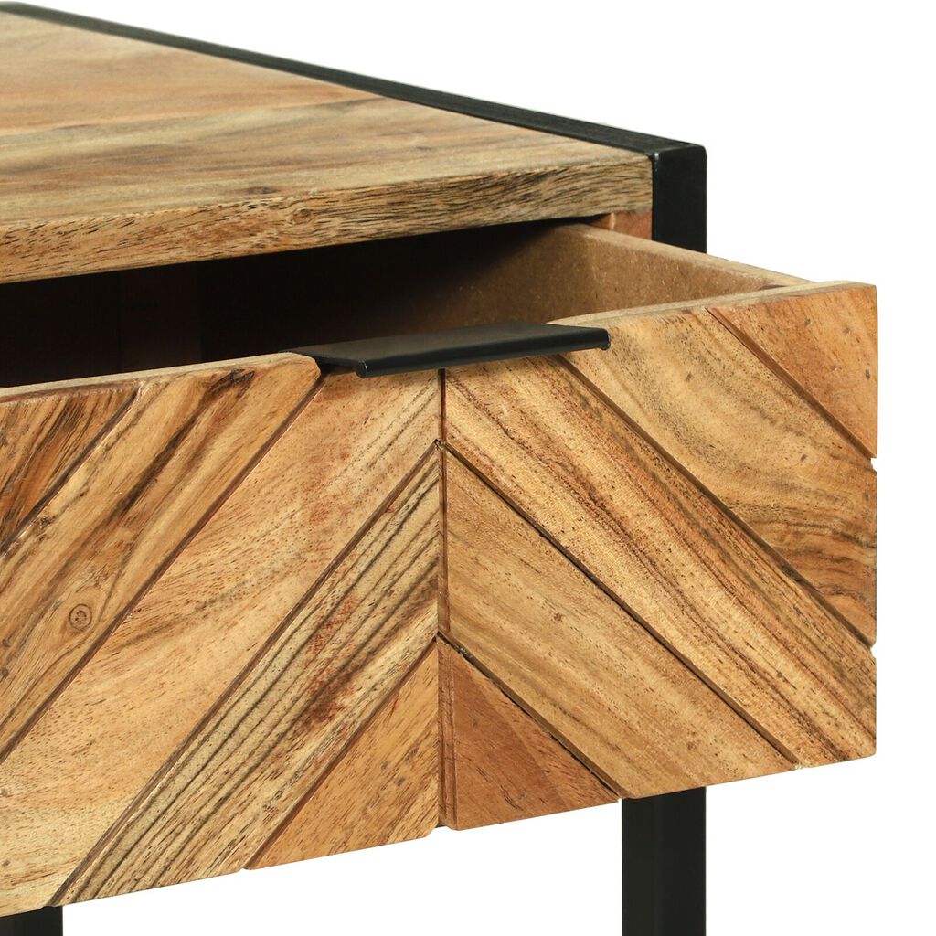 vidaXL Καθρέφτης Επιτραπέζιο 100x40x120 cm Σταθερό Ξύλο Ακακίας