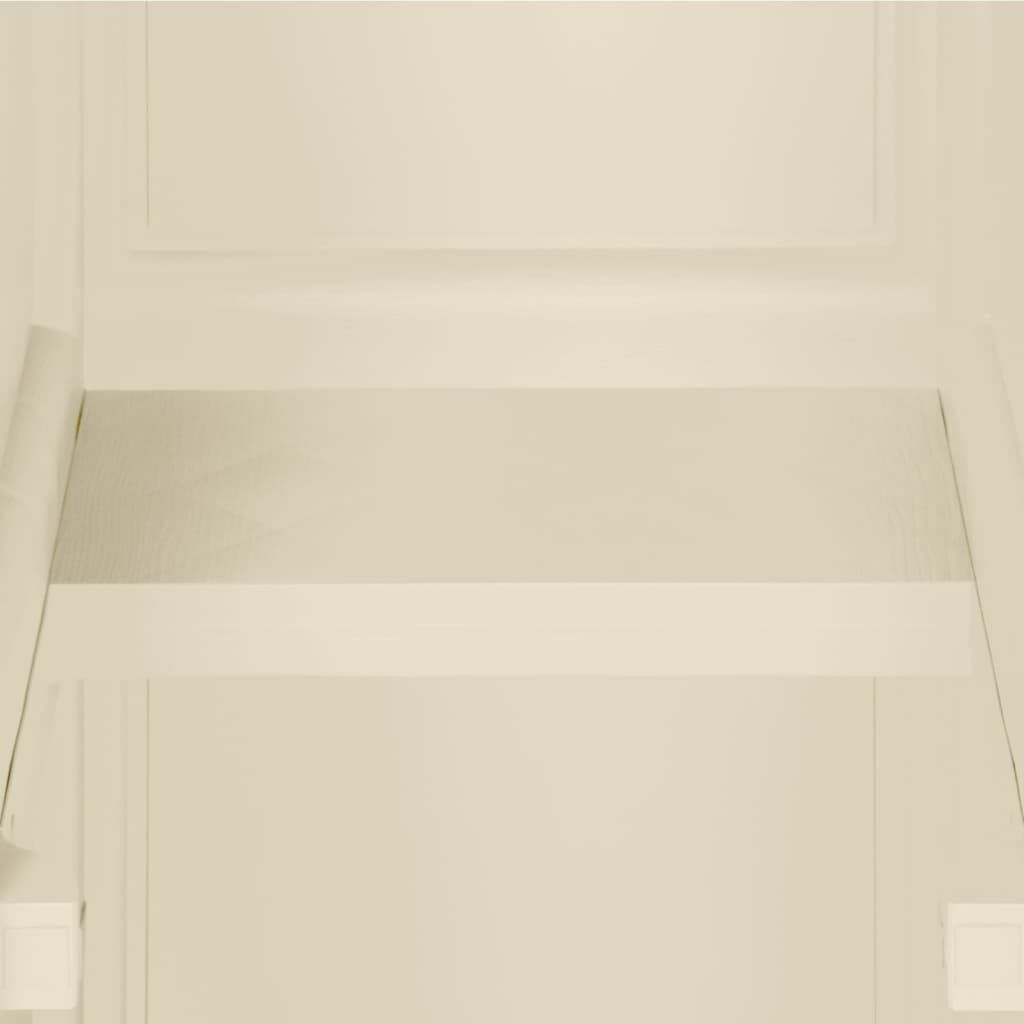 vidaXL Πλαστικό Ντουλάπι Angora Λευκό 40 x 43 x 125εκ. με Σχέδιο Ξύλου