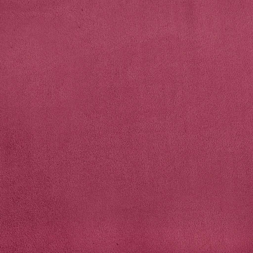 vidaXL Κουνιστή πολυθρόνα με σκαμνί Wine Red Velvet