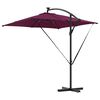 vidaXL Ομπρέλα Cantilever Banana Μπορντό 249 x 249 x 250 εκ.