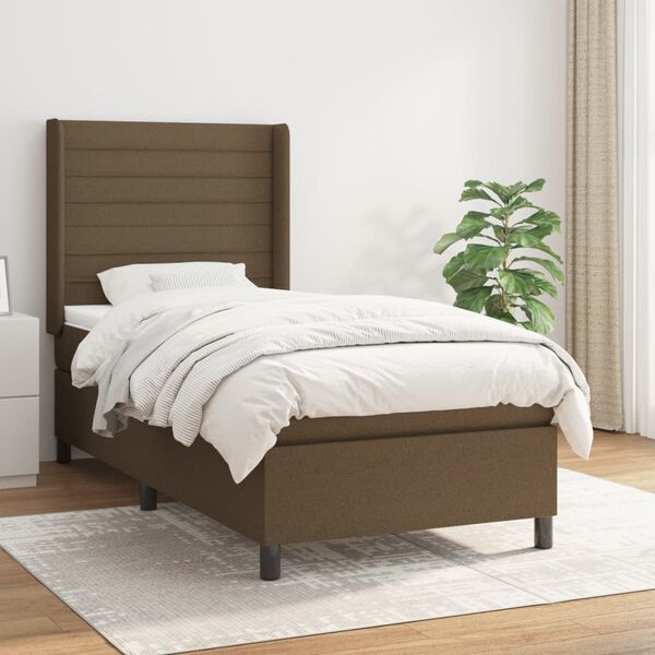 vidaXL &Kappa;&rho;&epsilon;&beta;ά&tau;&iota; Boxspring &mu;&epsilon; &Sigma;&tau;&rho;ώ&mu;&alpha; &Sigma;&kappa;&omicron;ύ&rho;&omicron; &Kappa;&alpha;&phi;έ 80x200 &epsilon;&kappa;. &Upsilon;&phi;&alpha;&sigma;&mu;ά&tau;&iota;&nu;&omicron;