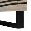 vidaXL Ντουλάπι TV με συρτάρι Λευκό 70 x 33 x 46 εκ Μασίφ ξύλο μάνγκο