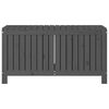 vidaXL Κουτί Αποθήκευσης Κήπου Γκρι 115x49x60 εκ από Μασίφ Ξύλο Πεύκου