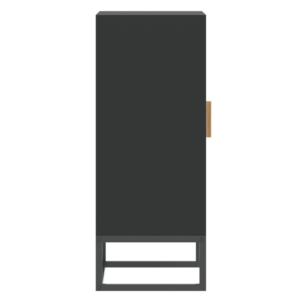vidaXL Συρταριέρα Μαύρη 60 x 30 x 75 εκ. από Επεξεργασμένο Ξύλο