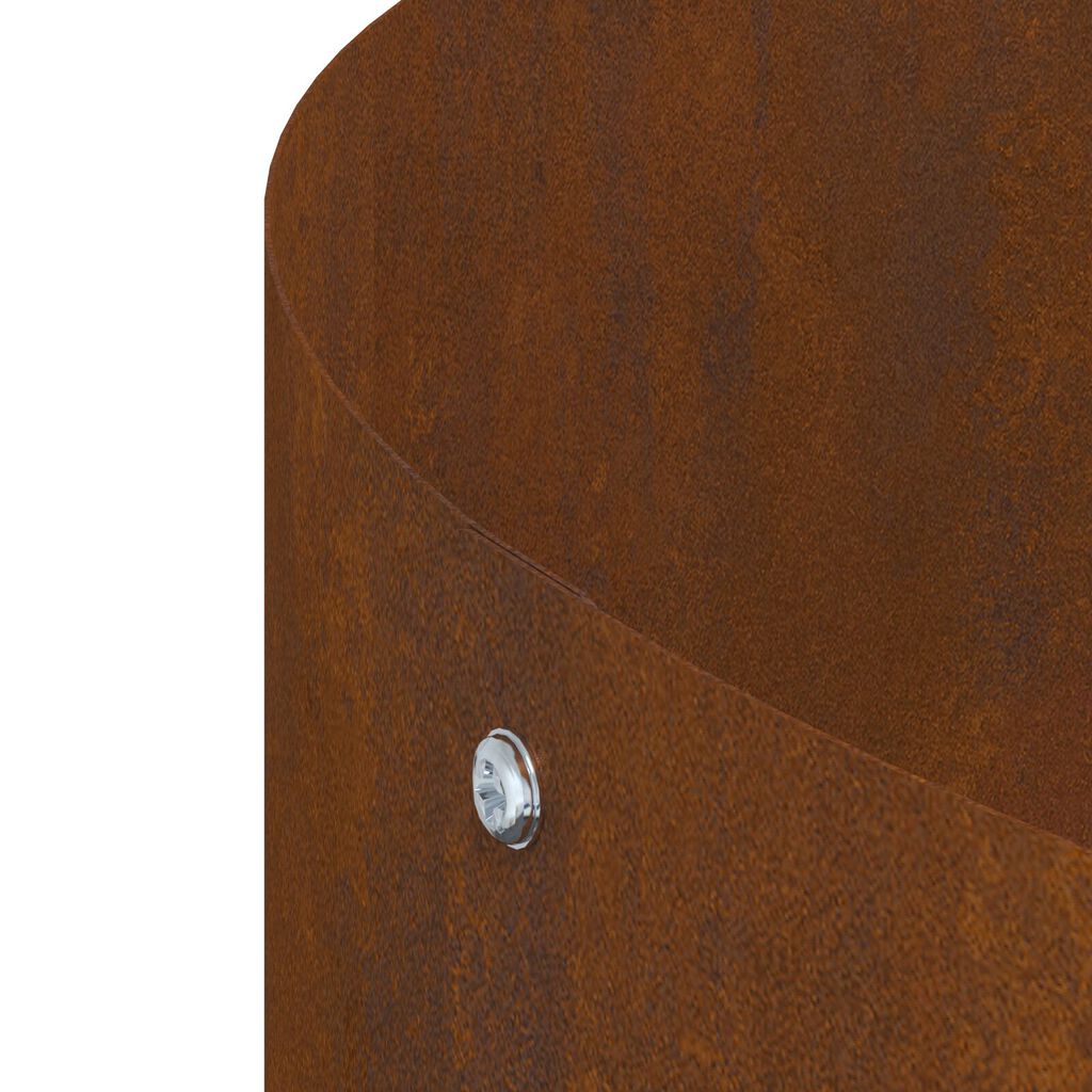 vidaXL Γλάστρα Corten Steel Corten Steel Μεσαία Ανθεκτική Κυλινδρική