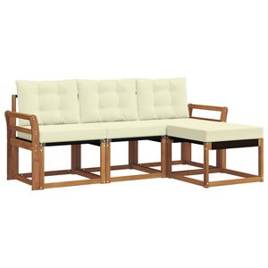 vidaXL &Sigma;&epsilon;&iota;&rho;ά &Kappa;&alpha;&nu;&alpha;&pi;έ &Epsilon;&xi;&omega;&tau;&epsilon;&rho;&iota;&kappa;&omicron;ύ &mu;&epsilon; &mu;&alpha;&xi;&iota;&lambda;ά&rho;&iota; 4 pcs &Phi;&upsilon;&sigma;&iota;&kappa;ό &kappa;&alpha;&iota; &Kappa;&rho;έ&mu;&alpha;
