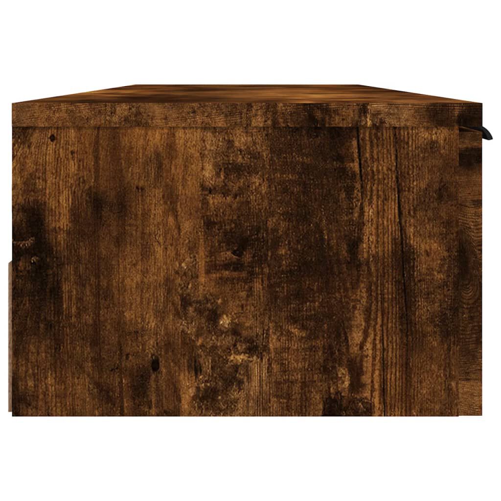 vidaXL Ντουλάπι Τοίχου Καπνιστή Δρυς 102x30x20 εκ. Επεξεργασμένο Ξύλο