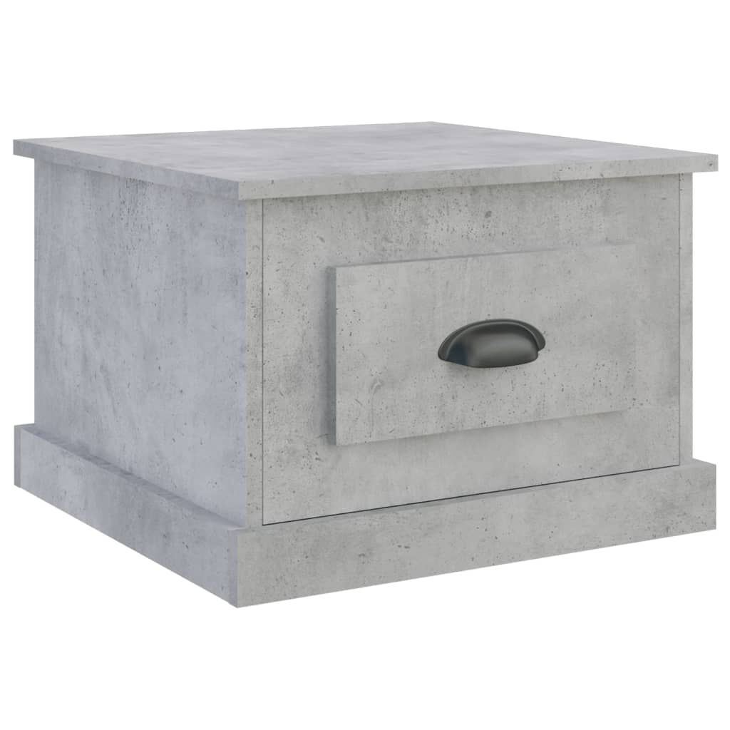 vidaXL Τραπεζάκι Σαλονιού Γκρι Σκυρ. 50x50x35 εκ. Επεξεργασμένο Ξύλο