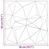 vidaXL Πάνελ Τοίχου 12 τεμ. Σχ. Διαμάντι Τσιμέντο 50x50εκ. 3 μ² XPS