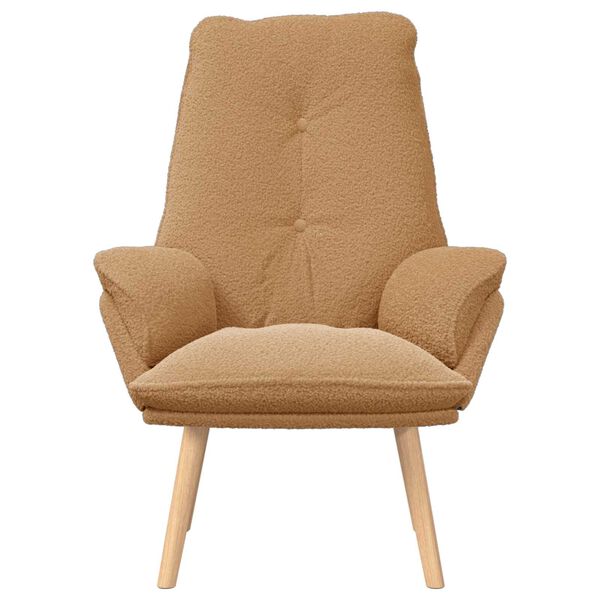 vidaXL Χαλαρωτική Πολυθρόνα Μπεζ 69 x 74 x 93 εκ. ύφασμα
