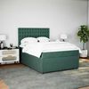 vidaXL &Kappa;&rho;&epsilon;&beta;ά&tau;&iota; Boxspring &mu;&epsilon; &Sigma;&tau;&rho;ώ&mu;&alpha; &Sigma;&kappa;&omicron;ύ&rho;&omicron; &Pi;&rho;ά&sigma;&iota;&nu;&omicron; 140x200&epsilon;&kappa;. &Beta;&epsilon;&lambda;&omicron;ύ&delta;&iota;&nu;&omicron;