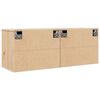 vidaXL Ντουλάπια Τοίχου 2 τεμ. 45 x 30 x 35 εκ. από Μασίφ Ξύλο Πεύκου
