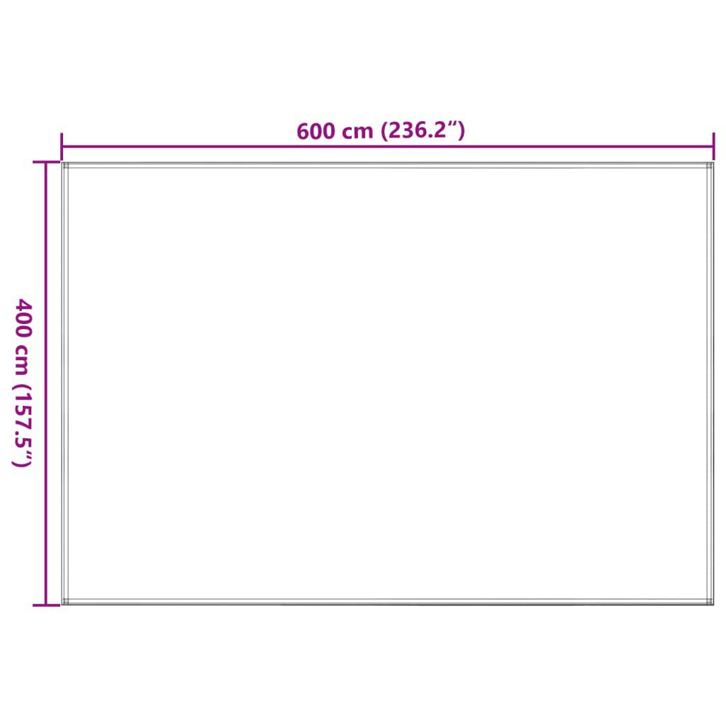 vidaXL Χαλί Σκηνής Μπλε 400 x 600 εκ. από HDPE