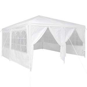 vidaXL &Sigma;&kappa;&eta;&nu;ή &Pi;ά&rho;&tau;&upsilon; &Lambda;&epsilon;&upsilon;&kappa;ό 400 x 400 x 266 &epsilon;&kappa; &Pi;&omicron;&lambda;&upsilon;&alpha;&iota;&theta;&upsilon;&lambda;έ&nu;&iota;&omicron;