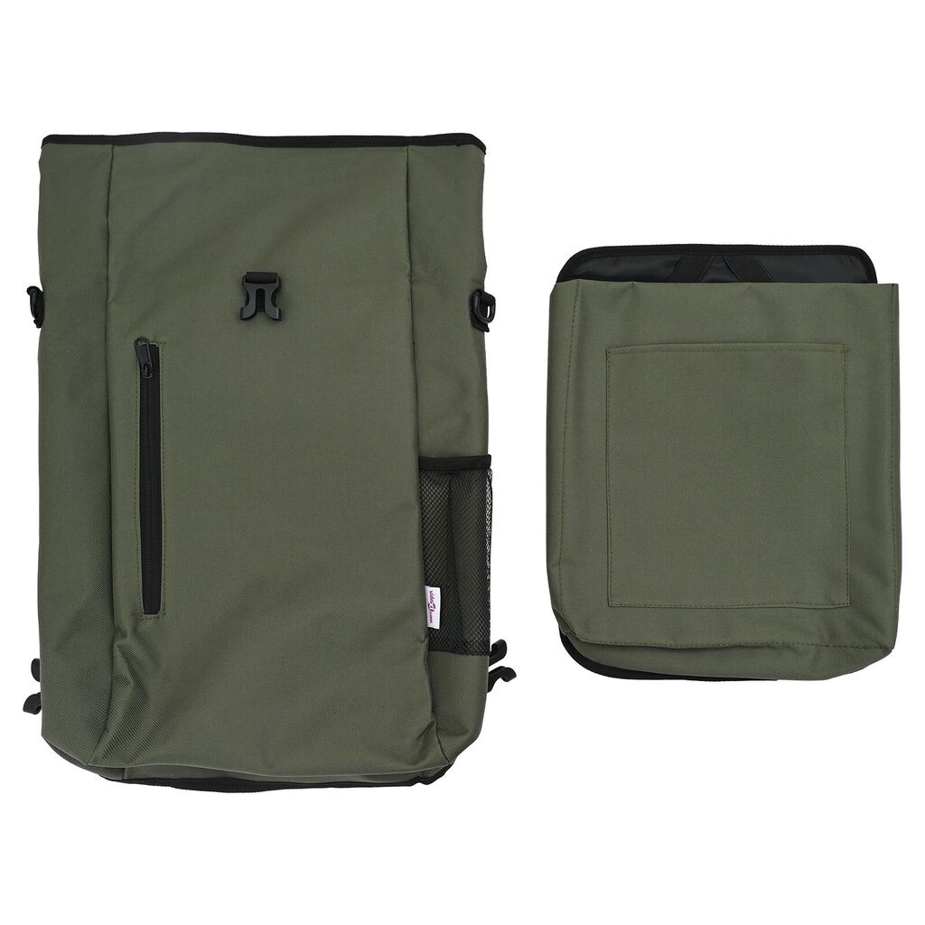 vidaXL Τσάντα Ποδηλάτου για Φάρο 20 L Ελιά 31x13x58 εκ.