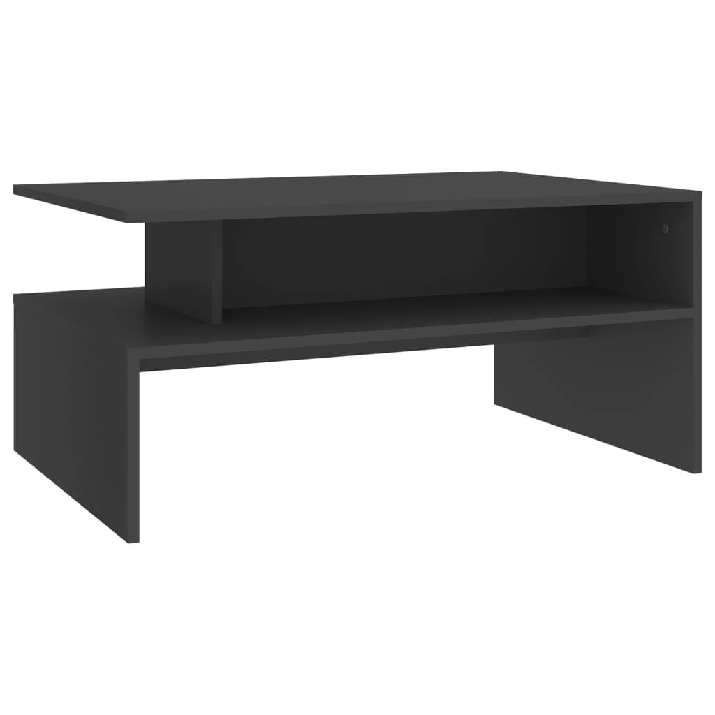 vidaXL Τραπεζάκι Σαλονιού Γκρι 90 x 60 x 42,5 εκ. από Μοριοσανίδα
