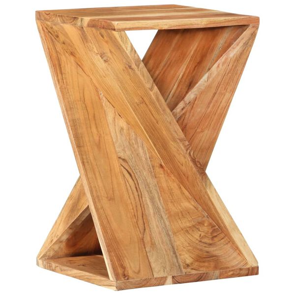 vidaXL Τραπεζάκι Βοηθητικό 35 x 35 x 55εκ. από Μασίφ Ξύλο Ακακίας