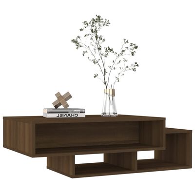 vidaXL Τραπεζάκι Σαλονιού Καφέ Δρυς 105x55x32 εκ. Επεξεργασμένο Ξύλο