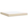 vidaXL &Kappa;&rho;&epsilon;&beta;ά&tau;&iota; Boxspring &mu;&epsilon; &Sigma;&tau;&rho;ώ&mu;&alpha; &Kappa;&rho;&epsilon;&mu; 180x200 &epsilon;&kappa;. &Upsilon;&phi;&alpha;&sigma;&mu;ά&tau;&iota;&nu;&omicron;