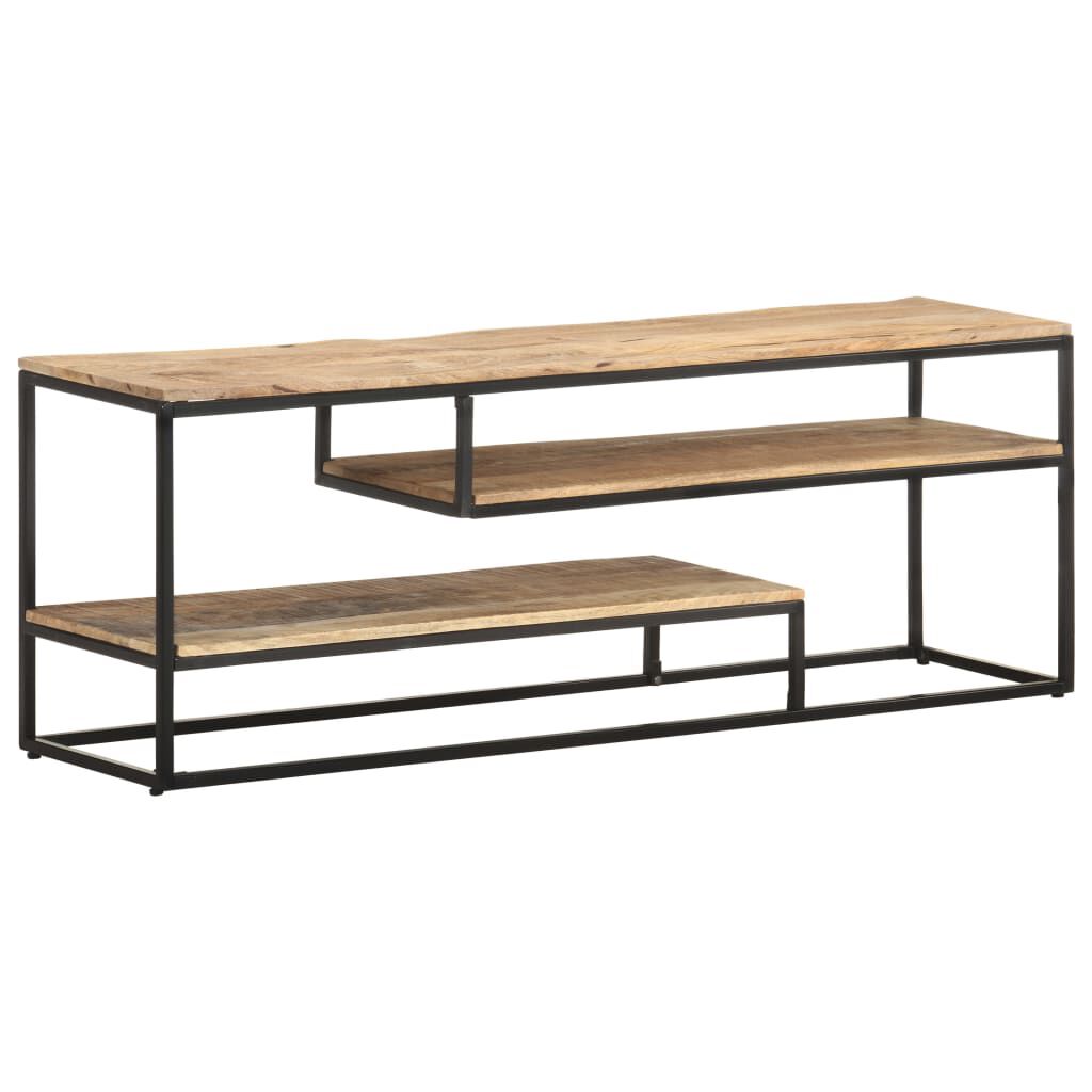 vidaXL Έπιπλο Τηλεόρασης 130 x 30 x 45 εκ. από Ακατέργαστο Ξύλο Μάνγκο