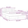 vidaXL &Kappa;&rho;&epsilon;&beta;ά&tau;&iota; Boxspring &mu;&epsilon; &Sigma;&tau;&rho;ώ&mu;&alpha; &Sigma;&kappa;&omicron;ύ&rho;&omicron; &Gamma;&kappa;&rho;&iota; 160x210 &epsilon;&kappa;. &Beta;&epsilon;&lambda;&omicron;ύ&delta;&iota;&nu;&omicron;