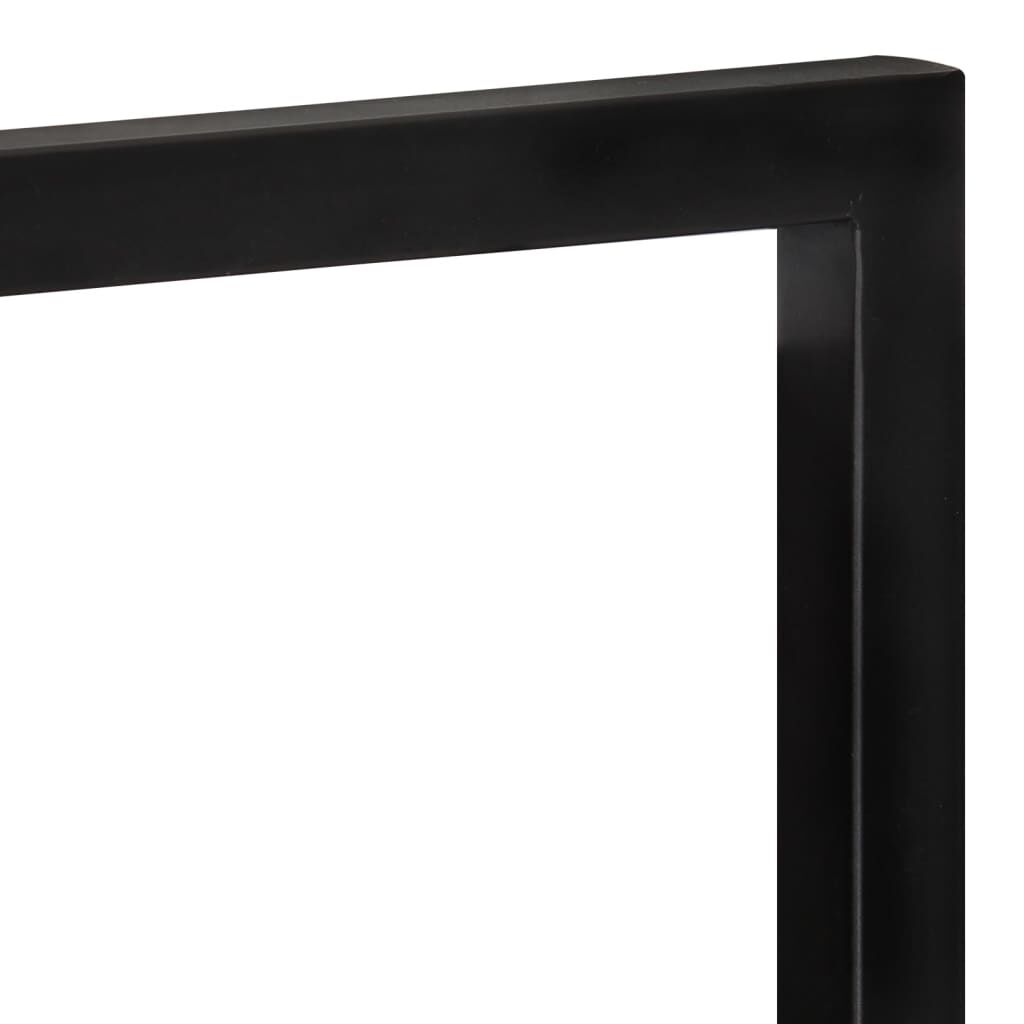 vidaXL Ράφια Τοίχου 2 Τεμ. 25x25x35 εκ. Μασίφ Ξύλο Ακακίας & Ατσάλι