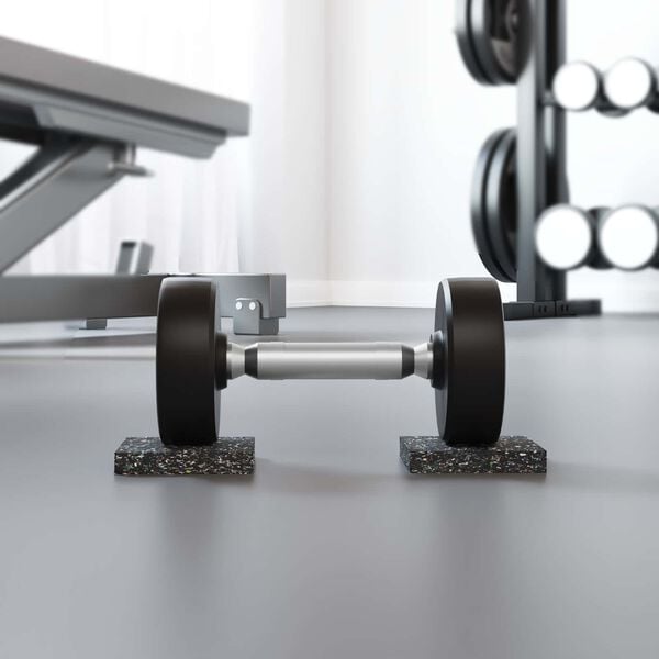 vidaXL Ρόλος από καουτσούκ Μαύρο Λάστιχο