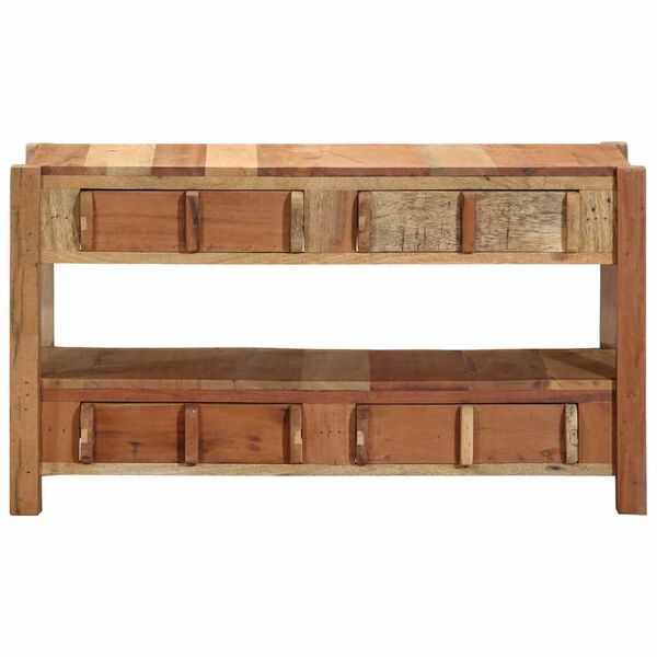 vidaXL Ντουλάπι TV Καφέ 83 x 33 x 46 εκ. Μασίφ ανακυκλωμένο ξύλο