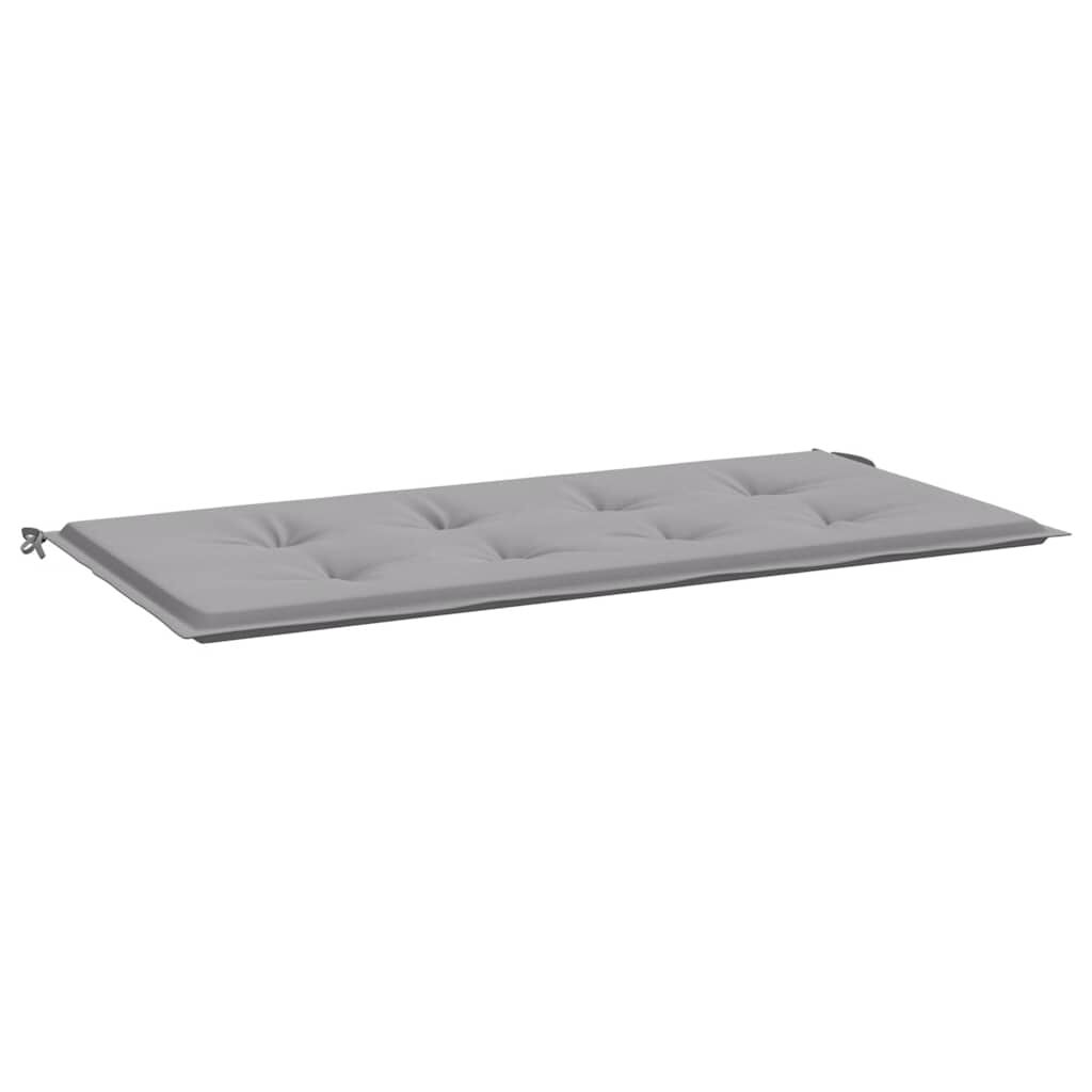 vidaXL Μαξιλάρι Πάγκου Κήπου Γκρι 100x50x4 εκ. Ύφασμα Oxford