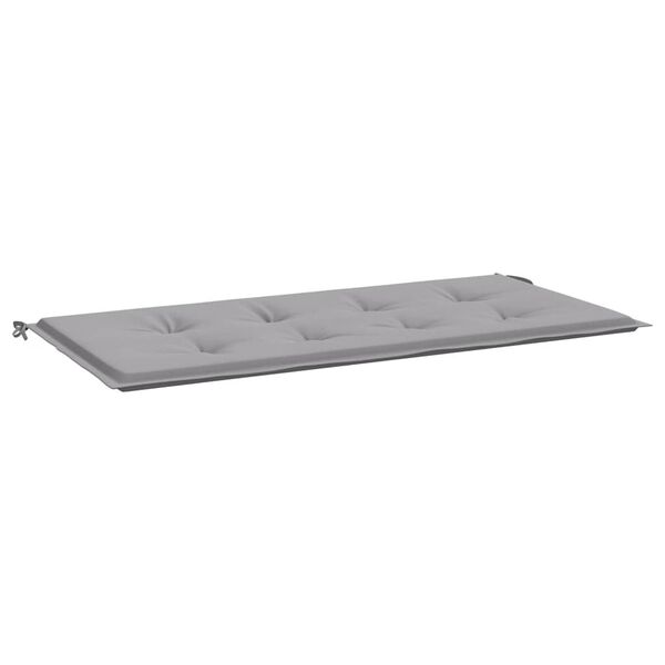 vidaXL Μαξιλάρι Πάγκου Κήπου Γκρι 100x50x4 εκ. Ύφασμα Oxford
