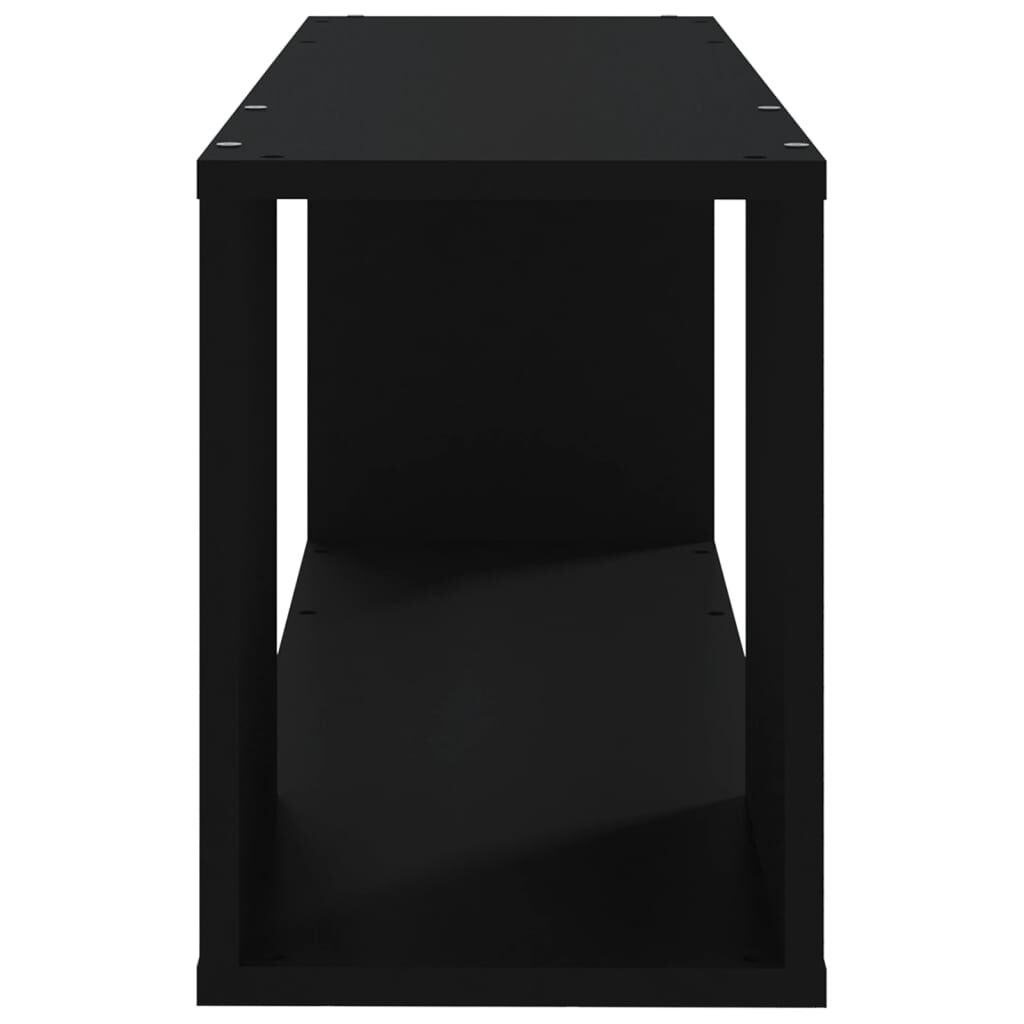 vidaXL Έπιπλο Τηλεόρασης Μαύρο 80 x 24 x 32 εκ. από Επεξ. Ξύλο