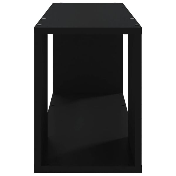 vidaXL Έπιπλο Τηλεόρασης Μαύρο 80 x 24 x 32 εκ. από Επεξ. Ξύλο
