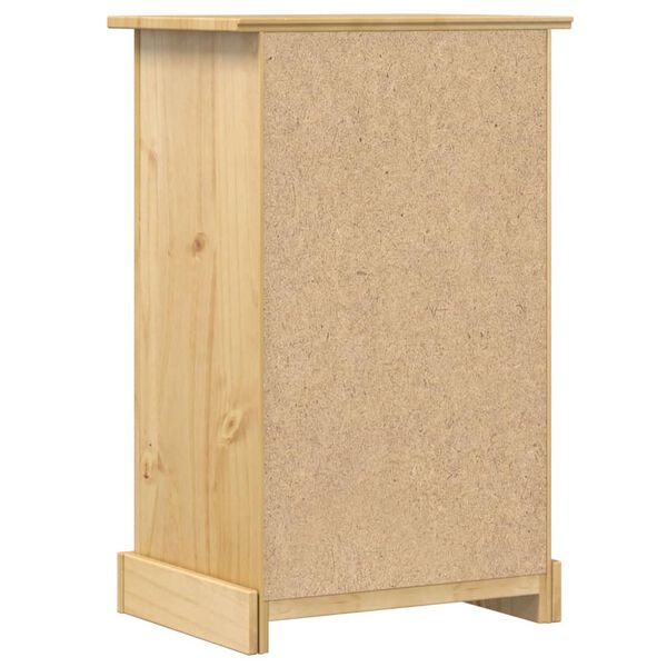 vidaXL Κομοδίνο Corona 53x39x84 εκ. από Μασίφ Ξύλο Πεύκου