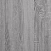 vidaXL Ραφιέρα Τοίχου για CD Γκρι Sonoma 100x18x18 εκ. Επεξεργ. Ξύλο