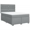 vidaXL &Kappa;&rho;&epsilon;&beta;ά&tau;&iota; Boxspring &mu;&epsilon; &Sigma;&tau;&rho;ώ&mu;&alpha; &Alpha;&nu;&omicron;&iota;&chi;&tau;ό &Gamma;&kappa;&rho;&iota; 140x190 &epsilon;&kappa;. &Upsilon;&phi;&alpha;&sigma;&mu;ά&tau;&iota;&nu;&omicron;