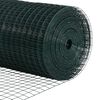 vidaXL Συγκολλητός φράχτης από σύρμα Πράσινο 1 x 50 m Ατσάλι