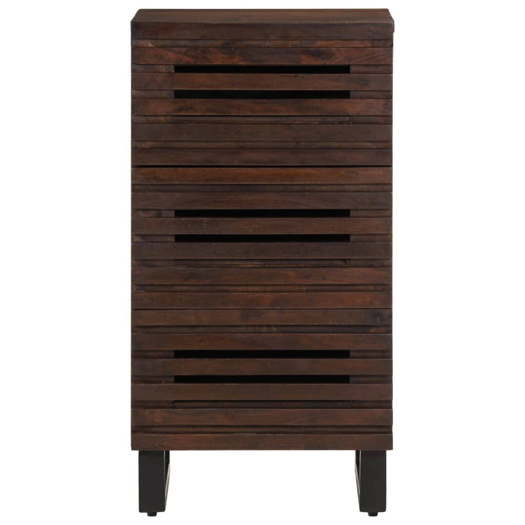 vidaXL Ντουλάπι Καφέ 40x34x75 εκ. από Μασίφ Ξύλο Μάνγκο