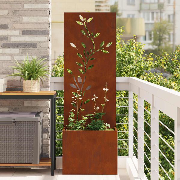 vidaXL &Omicron;&theta;ό&nu;&eta; &Iota;&delta;&iota;&omega;&tau;&iota;&kappa;ό&tau;&eta;&tau;&alpha;&sigmaf; &Kappa;ή&pi;&omicron;&upsilon; Floral &Sigma;&kappa; rusty 50 x 140 cm