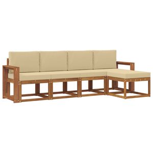 vidaXL &Sigma;&epsilon;&iota;&rho;ά &Kappa;&alpha;&nu;&alpha;&pi;έ &Epsilon;&xi;&omega;&tau;&epsilon;&rho;&iota;&kappa;&omicron;ύ &mu;&epsilon; &mu;&alpha;&xi;&iota;&lambda;ά&rho;&iota; 5 pcs &Phi;&upsilon;&sigma;&iota;&kappa;ό &kappa;&alpha;&iota; &Mu;&pi;&epsilon;&zeta;