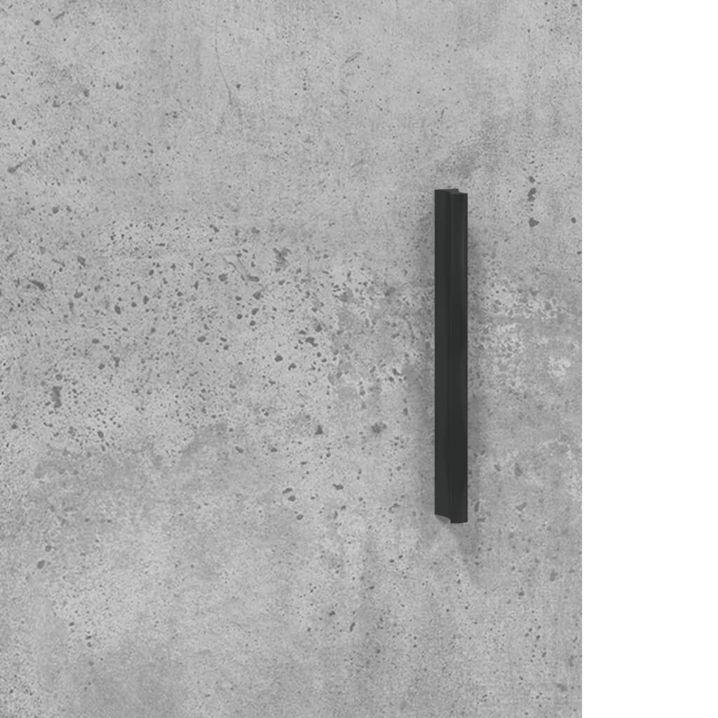 vidaXL Γραφείο Γκρι Σκυροδέματος 140 x 50 x 75 εκ. από Επεξεργ. Ξύλο