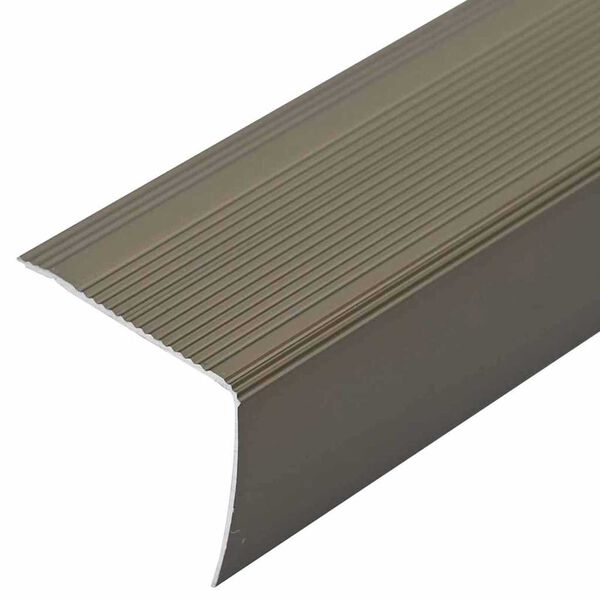 vidaXL Προστατευτικά ακμών σκάλας 10 pcs Μπρονζέ 67 cm Αλουμίνιο