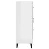 vidaXL Ντουλάπι Γυαλιστερό Λευκό 69,5x34x90 εκ. Επεξεργασμένο Ξύλο