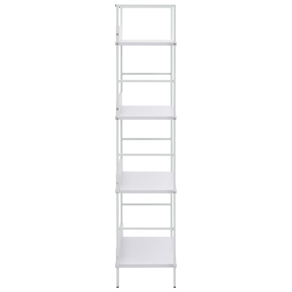 vidaXL Ραφιέρα 4 Επιπέδων Λευκή 60x27,6x124,5 εκ. Επεξεργασμένο Ξύλο
