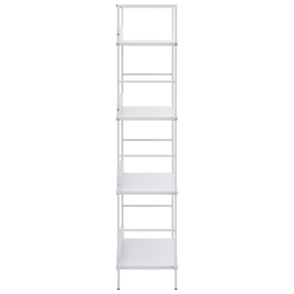 vidaXL Ραφιέρα 4 Επιπέδων Λευκή 60x27,6x124,5 εκ. Επεξεργασμένο Ξύλο