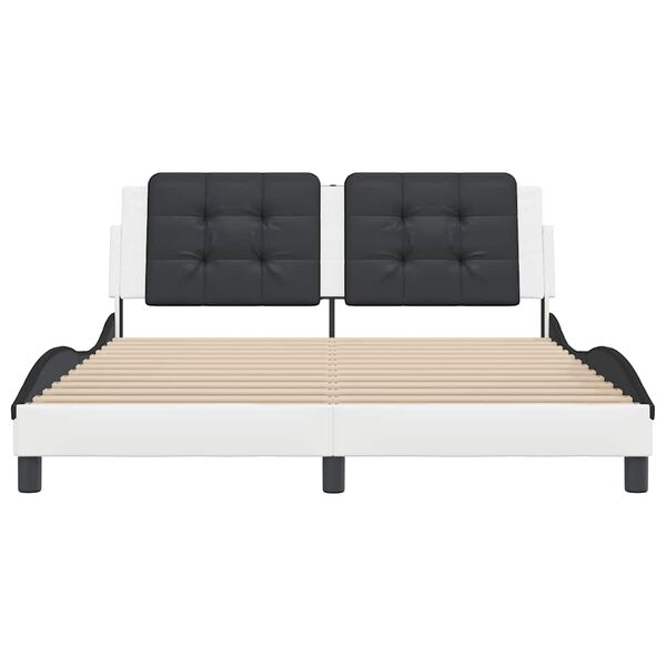 vidaXL &Sigma;&kappa;&epsilon;&lambda;&epsilon;&tau;ό&sigmaf; &Kappa;&rho;&epsilon;&beta;&alpha;&tau;&iota;&omicron;ύ &Chi;&omega;&rho;ί&sigmaf; &Sigma;&tau;&rho;ώ&mu;&alpha; Zadar &Lambda;&epsilon;&upsilon;&kappa;ό/&Mu;&alpha;ύ&rho;&omicron; 160x200&epsilon;&kappa; &Sigma;&upsilon;&nu;&theta;. &Delta;έ&rho;&mu;&alpha;