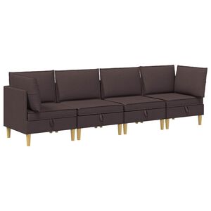 vidaXL &Sigma;&epsilon;&tau; &Epsilon;&pi;ί&pi;&lambda;&omega;&nu; &Sigma;&alpha;&lambda;&omicron;&nu;&iota;&omicron;ύ &mu;&epsilon; &mu;&alpha;&xi;&iota;&lambda;ά&rho;&iota; 4 pcs &Sigma;&kappa;&omicron;ύ&rho;&omicron; &Kappa;&alpha;&phi;έ Ύ&phi;&alpha;&sigma;&mu;&alpha;
