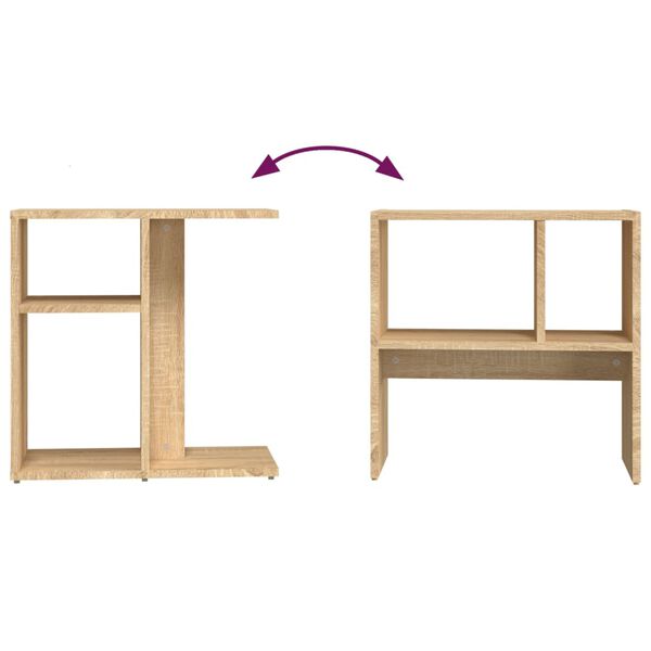 vidaXL Τραπέζι Βοηθητικό Sonoma Δρυς 50 x 30 x 50 εκ. Επεξ. Ξύλο