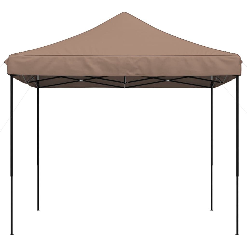 vidaXL Τέντα Εκδηλώσεων Πτυσσόμενη Pop-Up Καφέ 292x292x315 εκ.